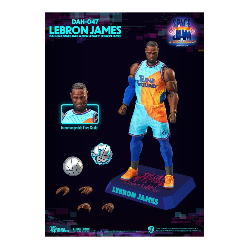 BEAST KINGDOM SPACE JAM 2 A NEW LEGACY LEBRON JAMES DAH-047 ACTION FIGURE