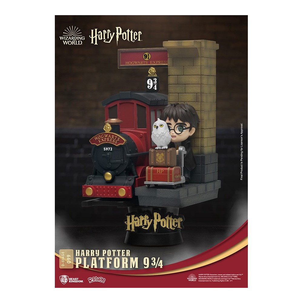 BEAST KINGDOM D-STAGE HARRY POTTER PLATFORM 3/4 STATUE FIGURE DIORAMA