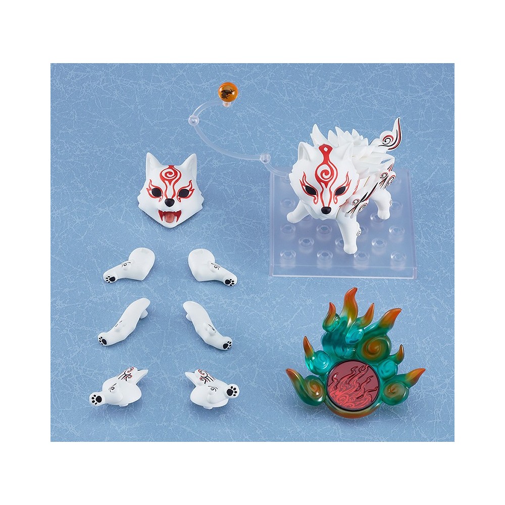MAX FACTORY OKAMI AMATERASU SHIRANUI NENDOROID ACTION FIGURE