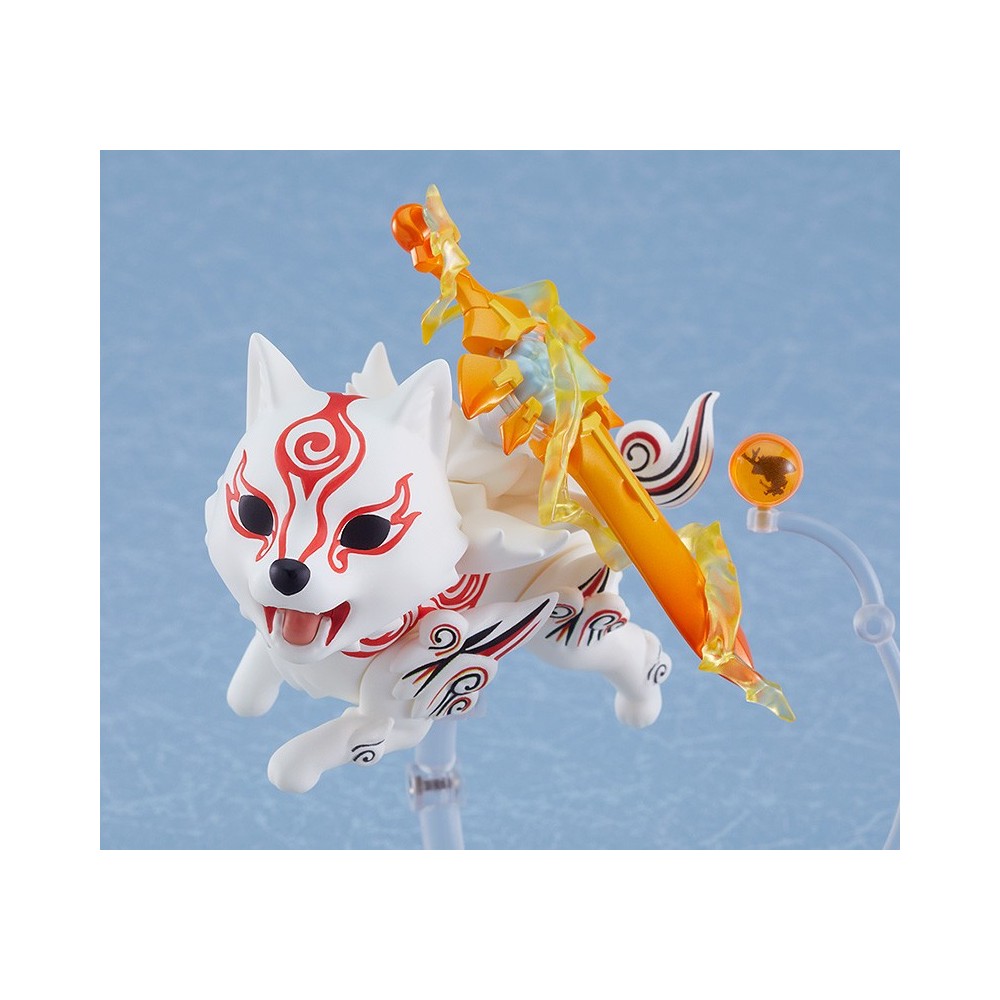 MAX FACTORY OKAMI AMATERASU SHIRANUI DELUXE NENDOROID ACTION FIGURE