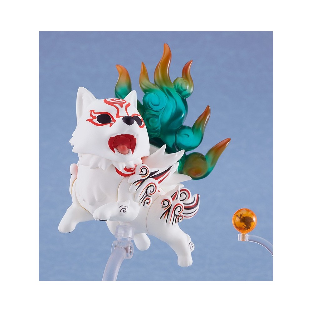 MAX FACTORY OKAMI AMATERASU SHIRANUI DELUXE NENDOROID ACTION FIGURE