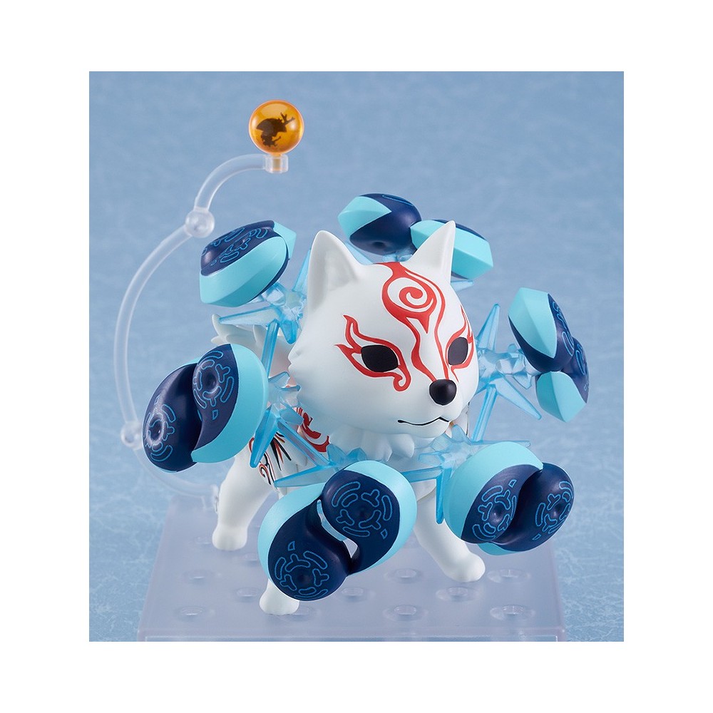 MAX FACTORY OKAMI AMATERASU SHIRANUI DELUXE NENDOROID ACTION FIGURE