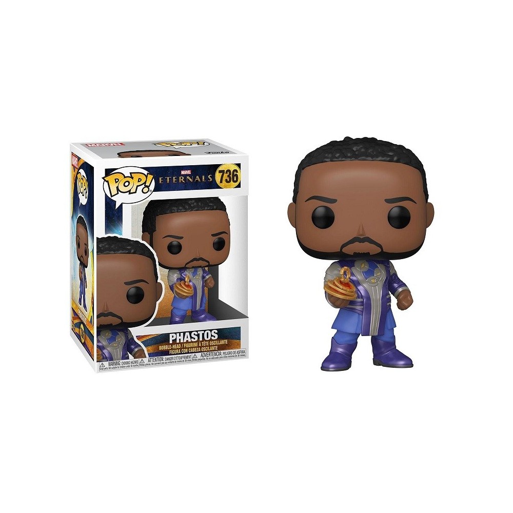 FUNKO FUNKO POP! MARVEL THE ETERNALS PHASTOS BOBBLE HEAD KNOCKER FIGURE
