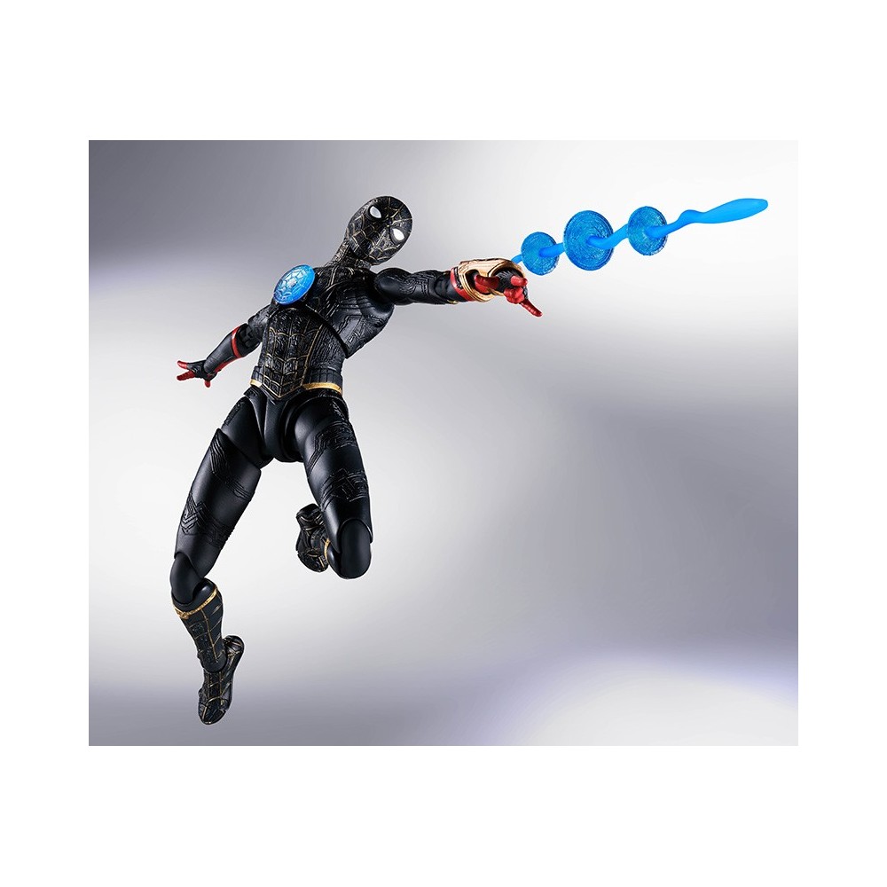 BANDAI SPIDER-MAN NO WAY HOME BLACK/GOLD S.H. FIGUARTS ACTION FIGURE