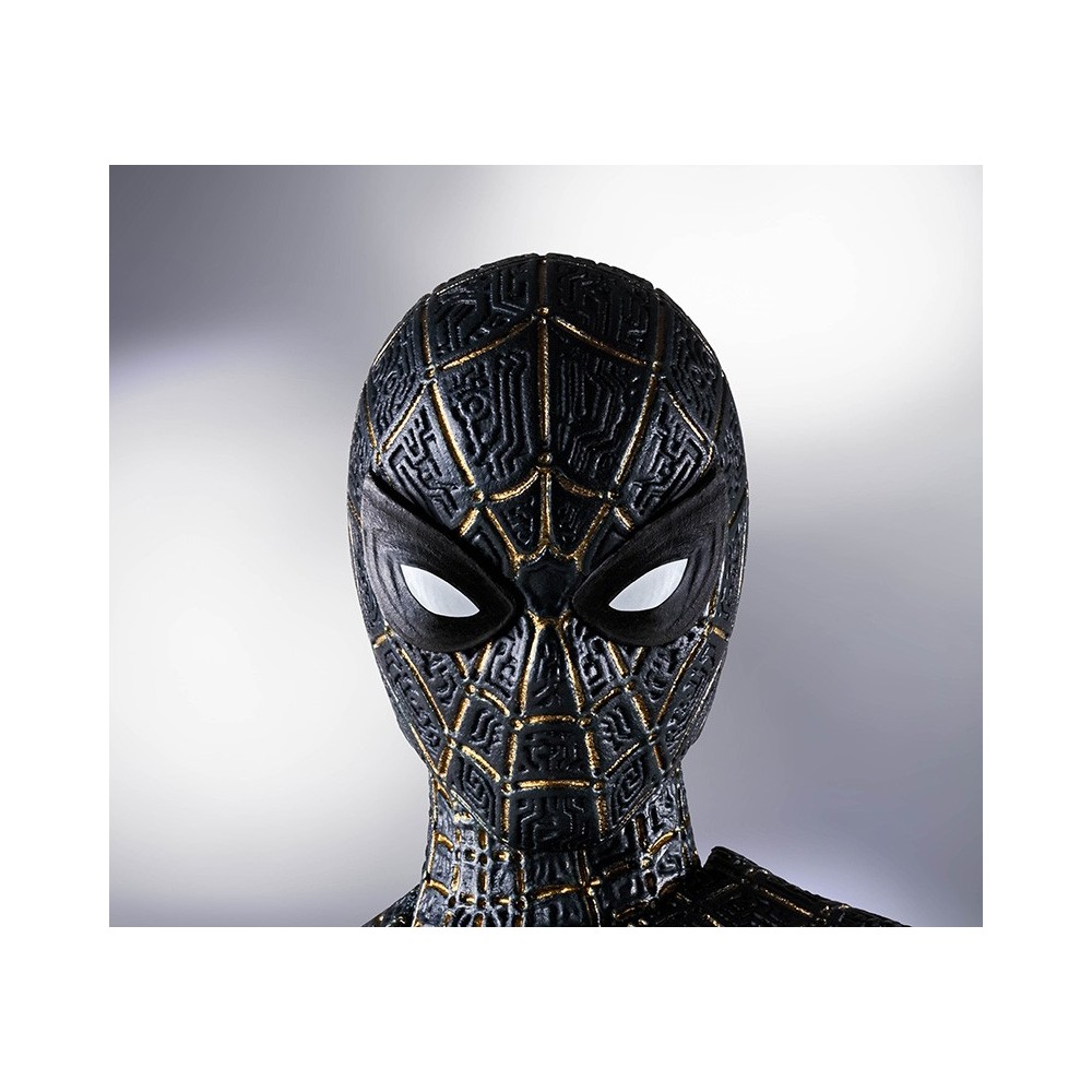 BANDAI SPIDER-MAN NO WAY HOME BLACK/GOLD S.H. FIGUARTS ACTION FIGURE