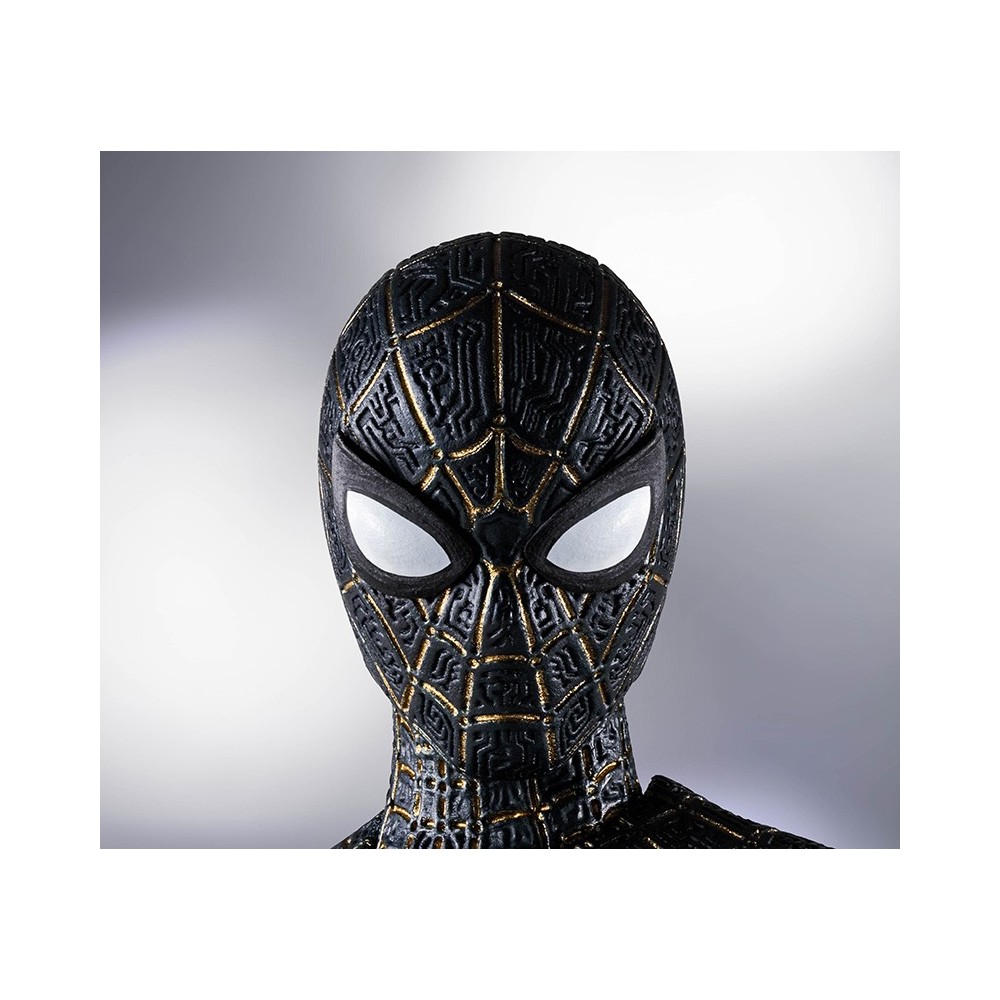 BANDAI SPIDER-MAN NO WAY HOME BLACK/GOLD S.H. FIGUARTS ACTION FIGURE