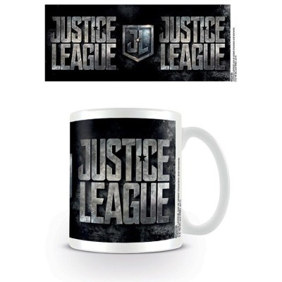 DC MOVIE JUSTICE LEAGUE LOGO CERAMIC MUG TAZZA IN CERAMICA PYRAMID INTERNATIONAL