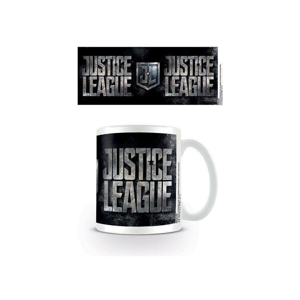 PYRAMID INTERNATIONAL DC MOVIE JUSTICE LEAGUE LOGO CERAMIC MUG