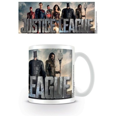 DC MOVIE JUSTICE LEAGUE GROUP CERAMIC MUG TAZZA IN CERAMICA PYRAMID INTERNATIONAL