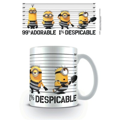 PYRAMID INTERNATIONAL MINIONS 99 ADORABLE 1 DESPICABLE CERAMIC MUG
