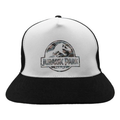 BASEBALL CAP JURASSIC PARK UFFICIALE WHITEBLACK