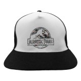 BASEBALL CAP JURASSIC PARK UFFICIALE WHITEBLACK