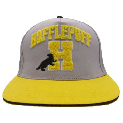 CAPPELLO BASEBALL CAP HARRY POTTER HUFFLEPUFF UFFICIALE SCRITTA RICAMATA