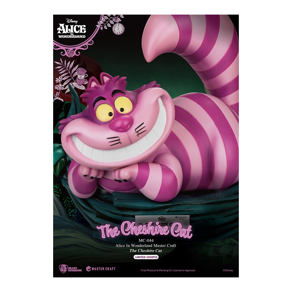 ALICE IN WONDERLAND THE CHESHIRE CAT STREGATTO STATUA MASTERCRAFT FIGURE BEAST KINGDOM