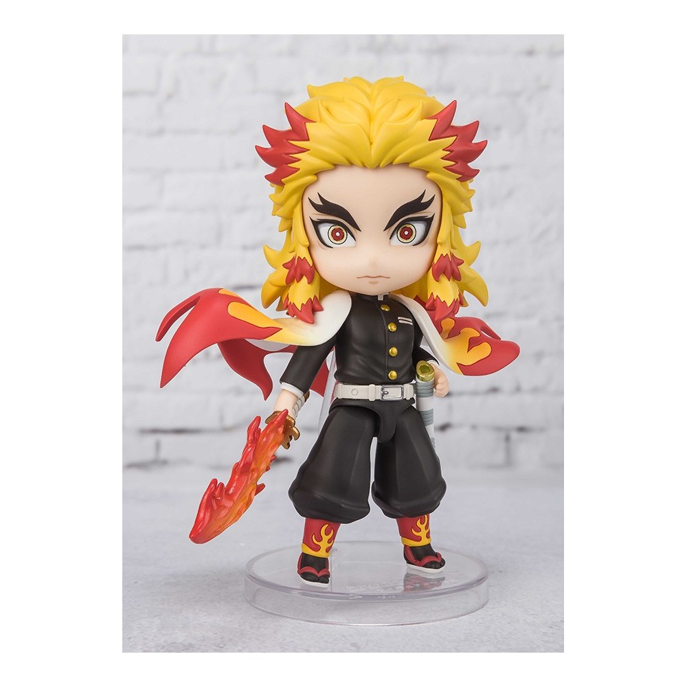 BANDAI DEMON SLAYER KYOJURO RENGOKU FLAME BREATHING MINI FIGUARTS ACTION FIGURE