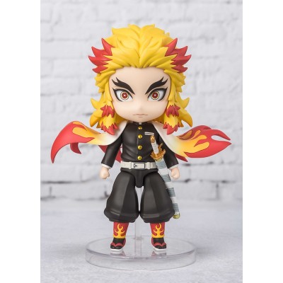 BANDAI DEMON SLAYER KYOJURO RENGOKU FLAME BREATHING MINI FIGUARTS ACTION FIGURE