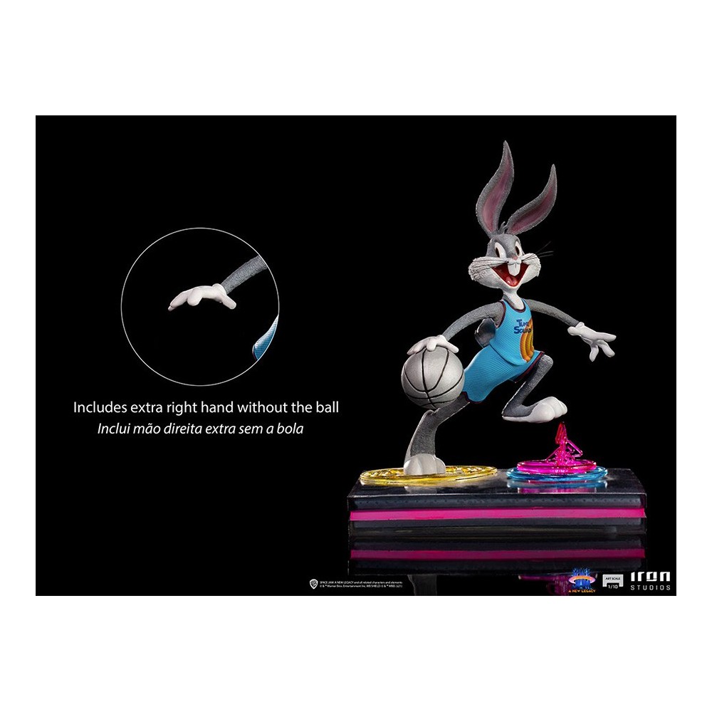 SPACE JAM BUGS BUNNY ART SCALE 1/10 STATUA FIGURE IRON STUDIOS