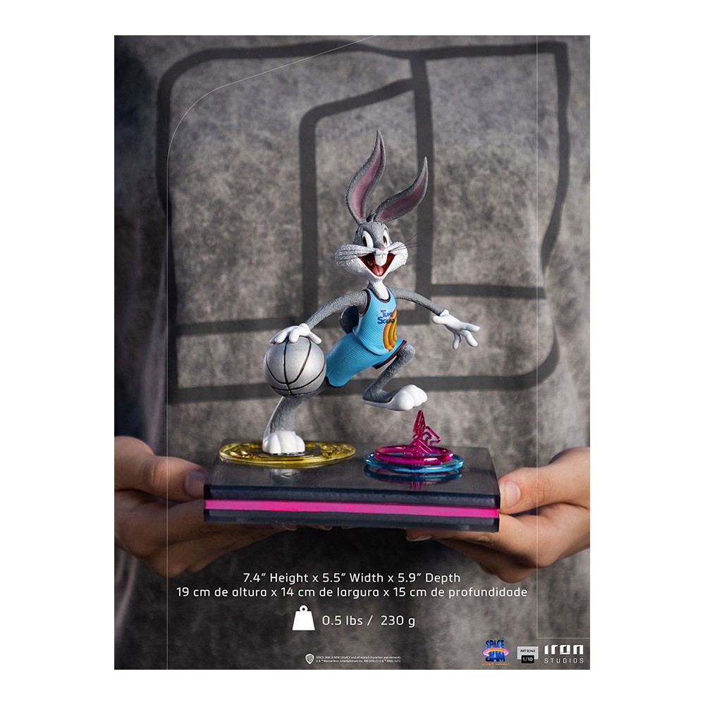 SPACE JAM BUGS BUNNY ART SCALE 1/10 STATUA FIGURE IRON STUDIOS