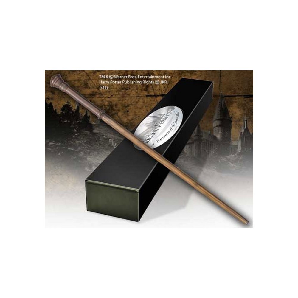 HARRY POTTER WAND MADAME POMFREY REPLICA BACCHETTA NOBLE COLLECTIONS