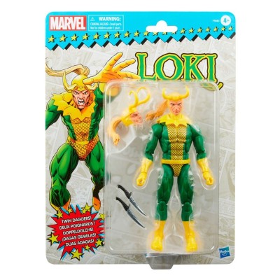 HASBRO MARVEL LEGENDS RETRO COLLECTION LOKI ACTION FIGURE