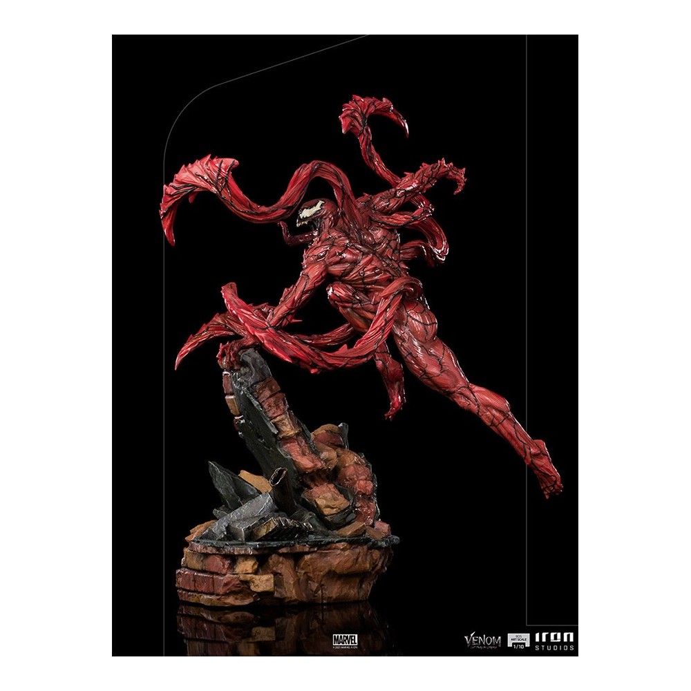 VENOM: LET THERE BE CARNAGE - CARNAGE ART SCALE 1/10 STATUA FIGURE IRON STUDIOS