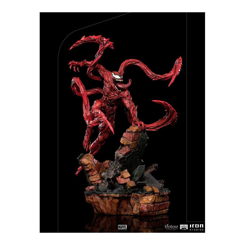 VENOM: LET THERE BE CARNAGE - CARNAGE ART SCALE 1/10 STATUA FIGURE IRON STUDIOS