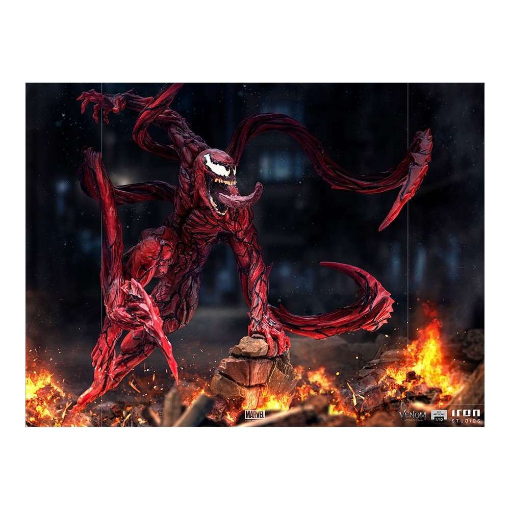 IRON STUDIOS VENOM: LET THERE BE CARNAGE - CARNAGE ART SCALE 1/10 STATUE FIGURE