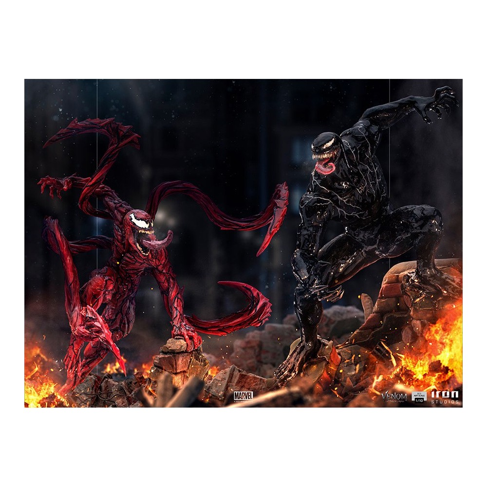 VENOM: LET THERE BE CARNAGE - CARNAGE ART SCALE 1/10 STATUA FIGURE IRON STUDIOS