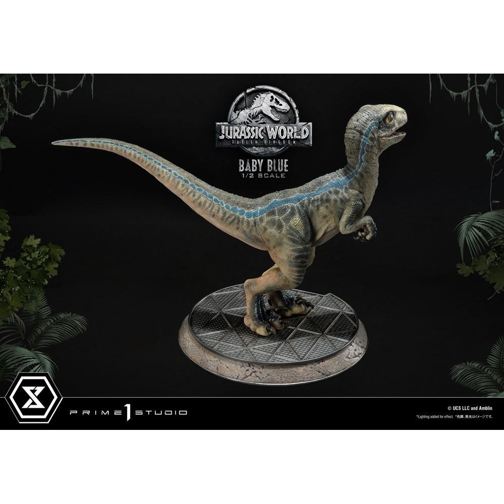 JURASSIC WORLD FALLEN KINGDOM BABY BLUE 1/2 STATUA FIGURE PRIME 1 STUDIO