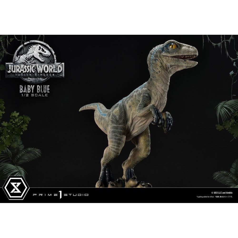 JURASSIC WORLD FALLEN KINGDOM BABY BLUE 1/2 STATUA FIGURE PRIME 1 STUDIO