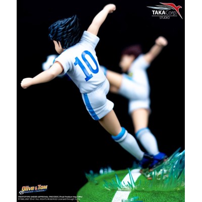 TAKA CORP STUDIO CAPTAIN TSUBASA (HOLLY E BENJI) GOLDEN TWIN SHOT STATUE FIGURE
