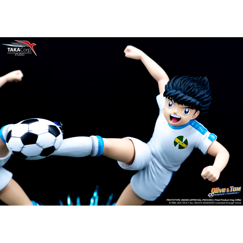 TAKA CORP STUDIO CAPTAIN TSUBASA (HOLLY E BENJI) GOLDEN TWIN SHOT STATUE FIGURE