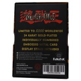 YU-GI-OH! LIMITED EDITION POT OF GREED GOLD CARTA IN METALLO FANATTIK