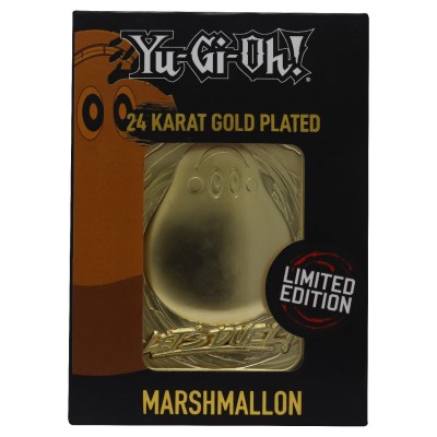 FANATTIK YU-GI-OH! LIMITED EDITION MARSHMALLON GOLD METAL CARD