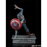 IRON STUDIOS WHAT IF...? ZOMBIE CAPTAIN AMERICA ART SCALE 1/10 STATUE FIGURE