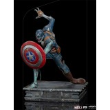 WHAT IF...? ZOMBIE CAPTAIN AMERICA ART SCALE 1/10 STATUA FIGURE IRON STUDIOS