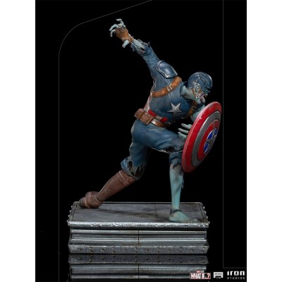 WHAT IF...? ZOMBIE CAPTAIN AMERICA ART SCALE 1/10 STATUA FIGURE IRON STUDIOS