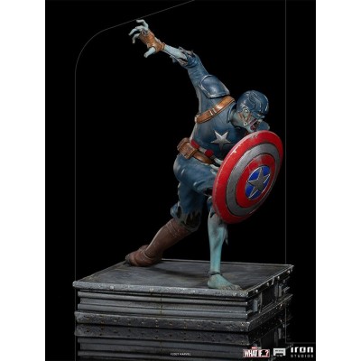 WHAT IF...? ZOMBIE CAPTAIN AMERICA ART SCALE 1/10 STATUA FIGURE IRON STUDIOS