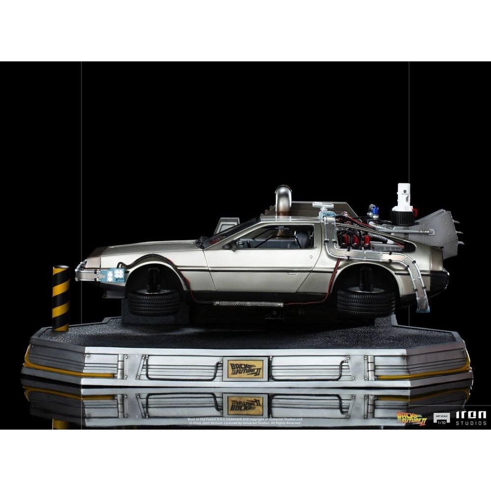 BACK TO THE FUTURE II DELOREAN REGULAR ART SCALE 1/10 STATUA FIGURE IRON STUDIOS