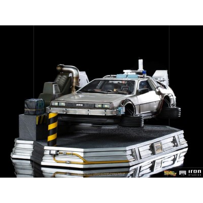 BACK TO THE FUTURE II DELOREAN REGULAR ART SCALE 1/10 STATUA FIGURE IRON STUDIOS