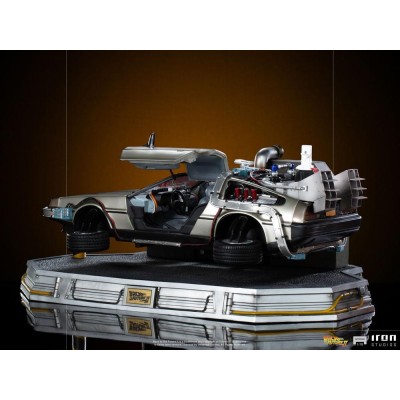 BACK TO THE FUTURE II DELOREAN REGULAR ART SCALE 1/10 STATUA FIGURE IRON STUDIOS