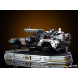 BACK TO THE FUTURE II DELOREAN REGULAR ART SCALE 1/10 STATUA FIGURE IRON STUDIOS