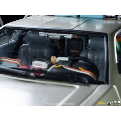 BACK TO THE FUTURE II DELOREAN REGULAR ART SCALE 1/10 STATUA FIGURE IRON STUDIOS