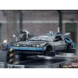 BACK TO THE FUTURE II DELOREAN REGULAR ART SCALE 1/10 STATUA FIGURE IRON STUDIOS