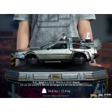BACK TO THE FUTURE II DELOREAN REGULAR ART SCALE 1/10 STATUA FIGURE IRON STUDIOS