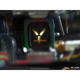 IRON STUDIOS BACK TO THE FUTURE II DELOREAN DELUXE FULL SET ART SCALE 1/10 STATUE FIGURE