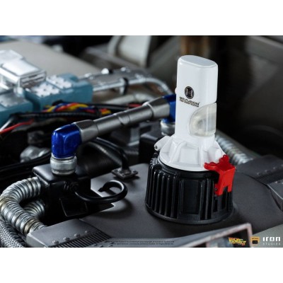 IRON STUDIOS BACK TO THE FUTURE II DELOREAN DELUXE FULL SET ART SCALE 1/10 STATUE FIGURE