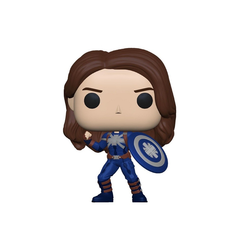 FUNKO POP! MARVEL WHAT IF...? CAPTAIN CARTER BOBBLE HEAD KNOCKER FIGURE FUNKO