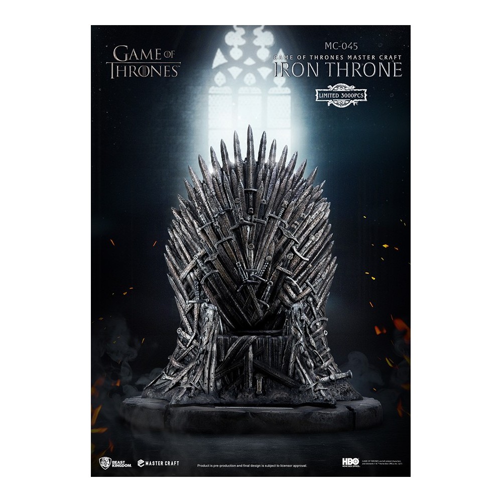BEAST KINGDOM GAME OF THRONES - IRON THRONE MASTER CRAFT 1/6 STATUE