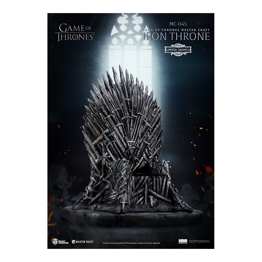 GAME OF THRONES - IRON THRONE MASTER CRAFT 1/6 STATUA BEAST KINGDOM